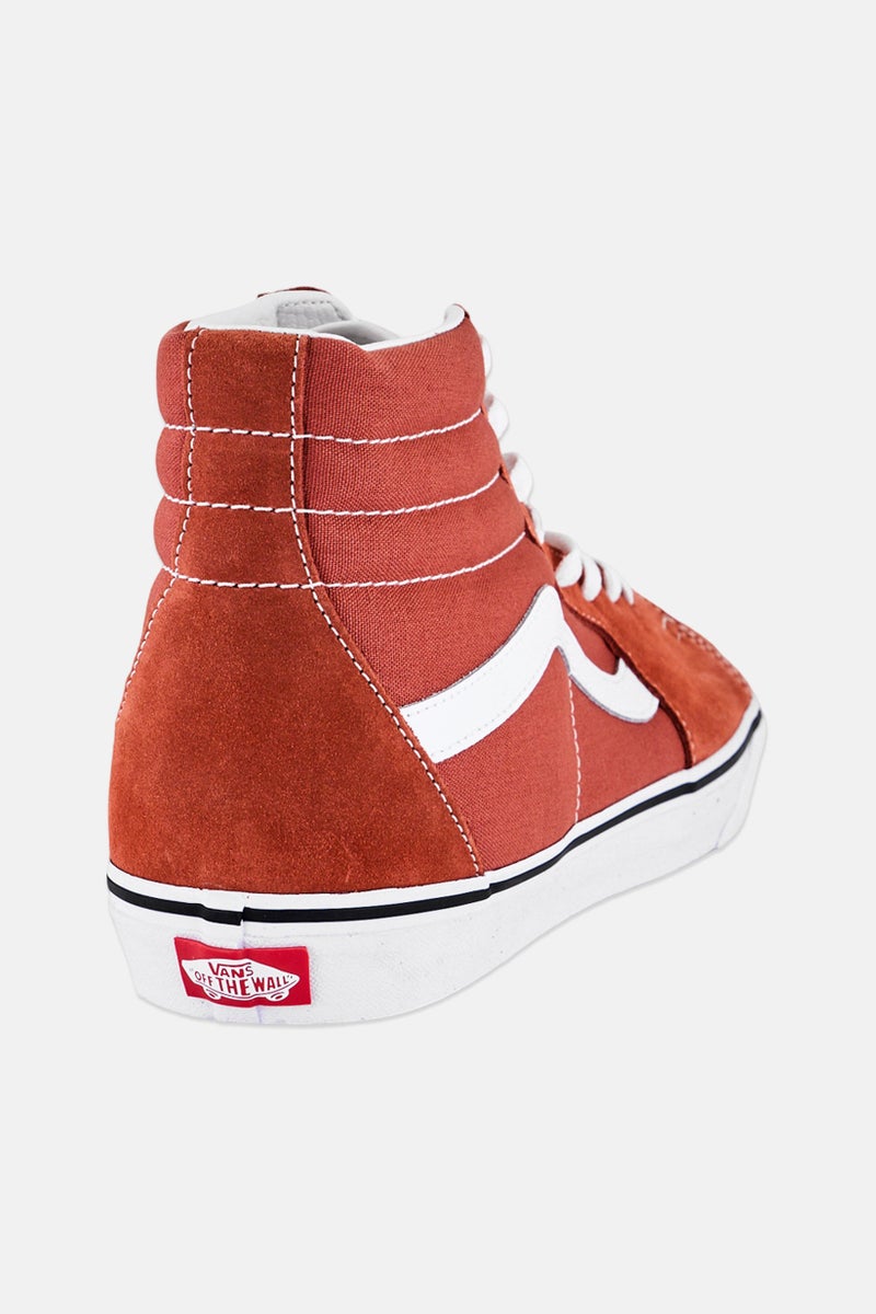 VANS Men Sk8 Hi Lace Up Outdoor Sneakers Shoes, Rust Brown - Image 3
