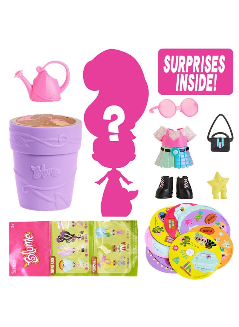 بلومي سقي وعاء الزهور مفاجأة دمية أعمى مربع لعبة فتاة بلوم - Image 1