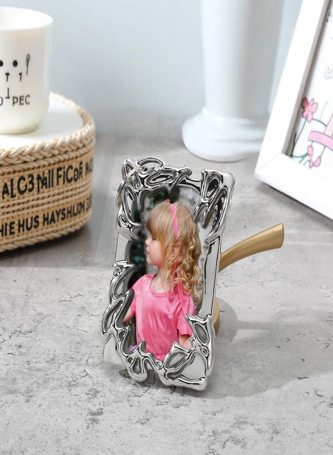KFHENSOMR Electroplate Plastics Frame Photocard Holder ID Badge Holders - Image 3