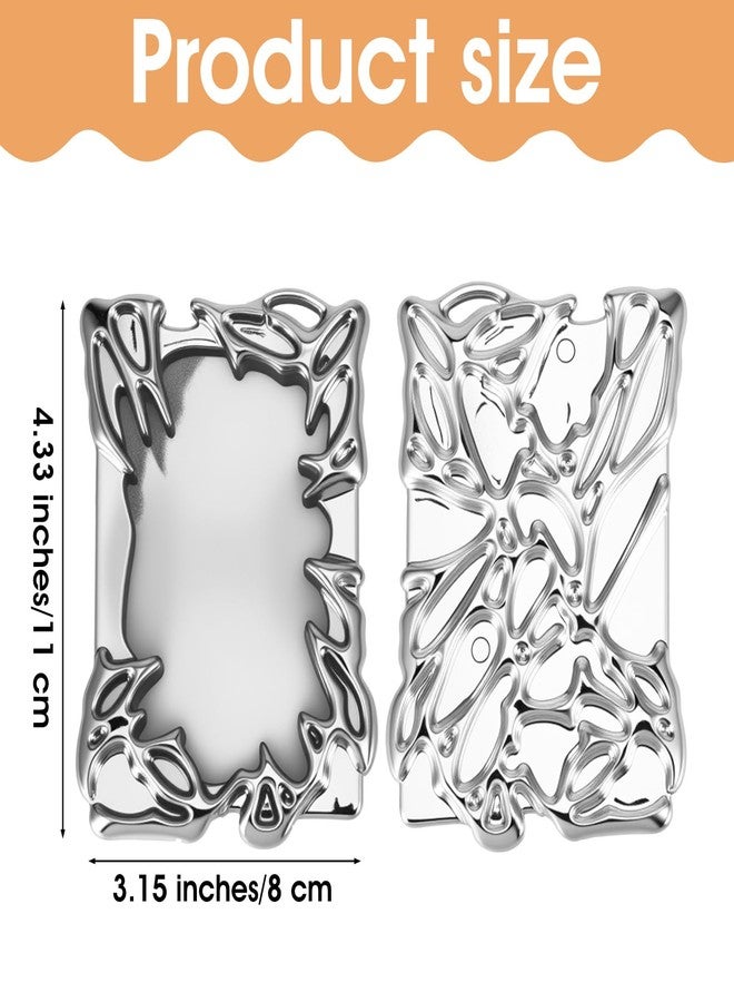 KFHENSOMR Electroplate Plastics Frame Photocard Holder ID Badge Holders - Image 2