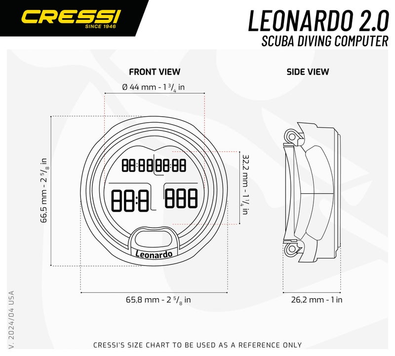 Cressi Leonardo, black/grey - Image 5