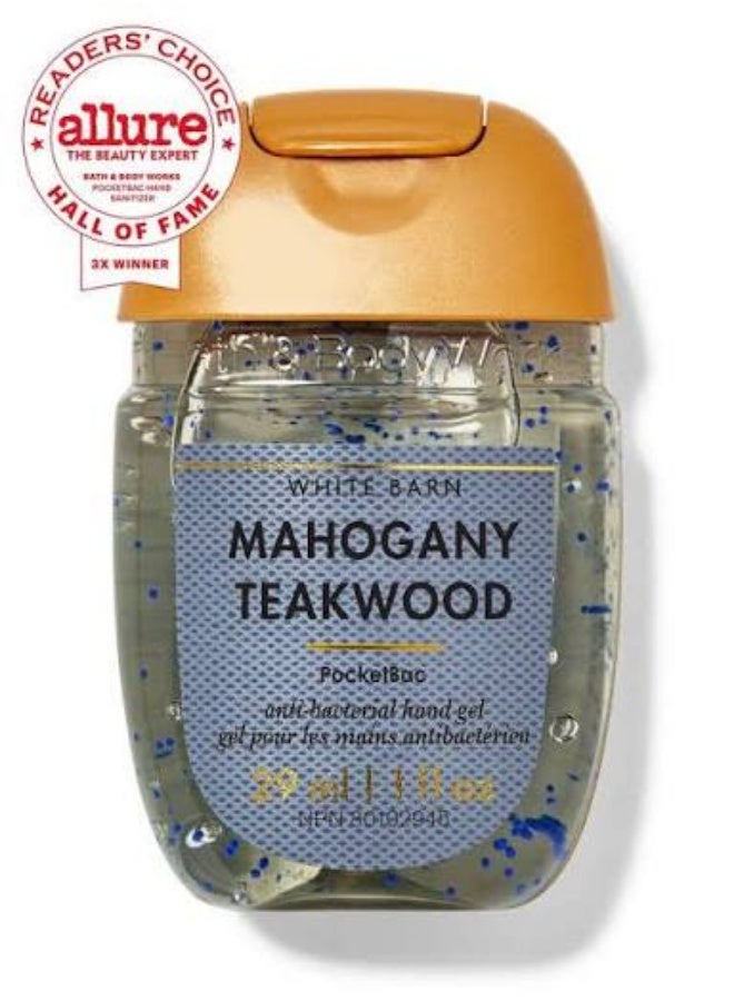 Mahogany Teakwood PocketBac Hand Sanitizer 29ml