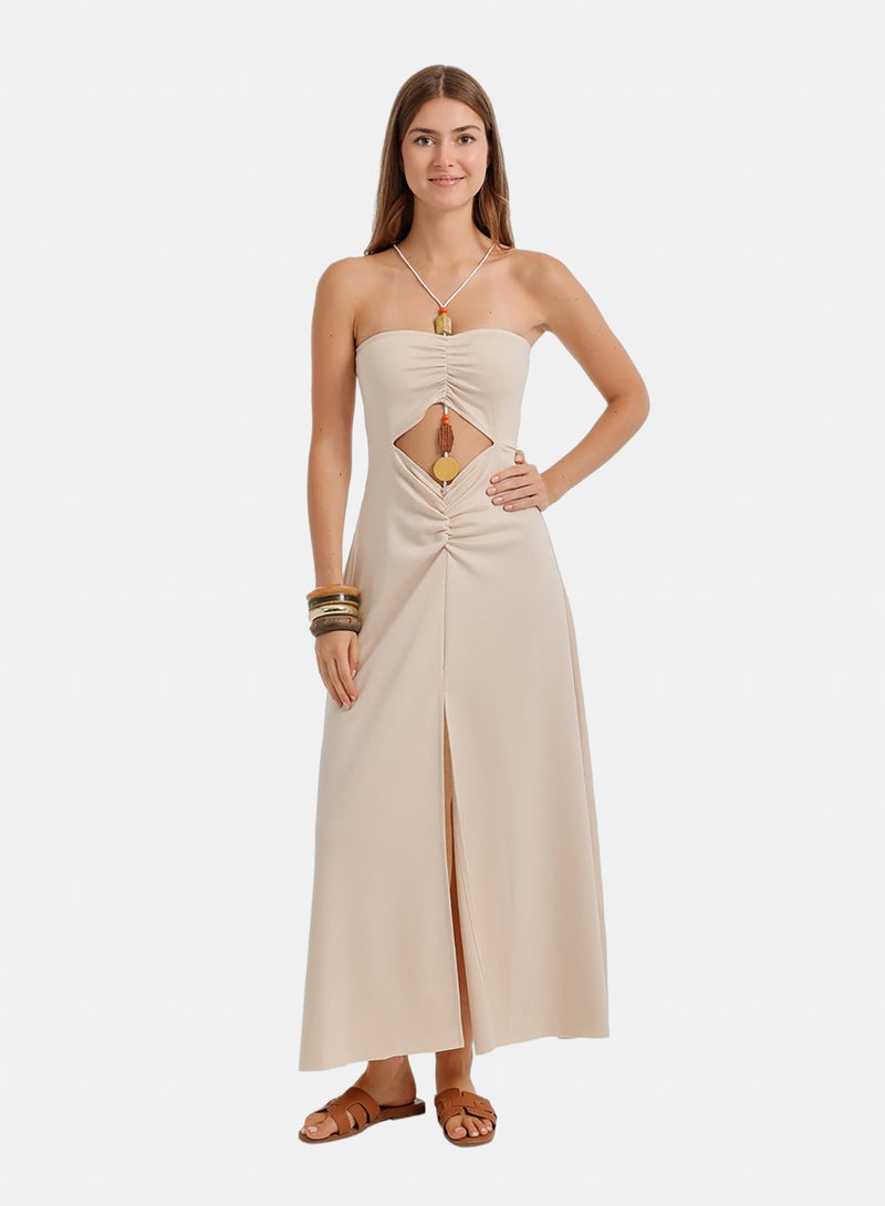 Carina Beaded Beach Dress - Image 1