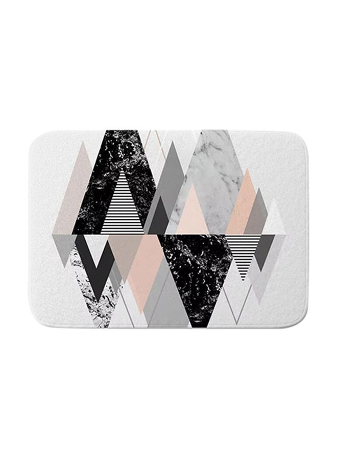 NIBEMINENT Geometric Pattern Anti-Skid Doormat Multicolour 40 x 60cm