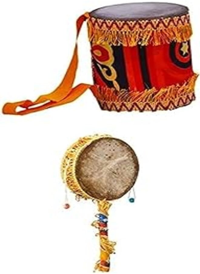 MT Ramadan Toy Drum + Ramadan Handle Drum 