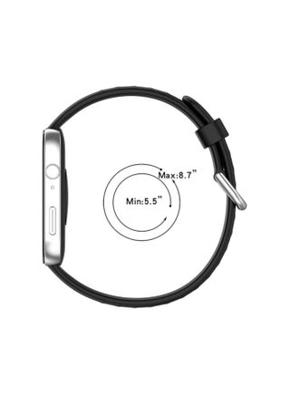 Silicone Strap Compatible with Huawei Watch Fit 5/Fit 5 Pro/Fit 4/Fit 4 Pro Strap, Elastic Silicone Watchband Sport Replacement Soft Band for Huawei Watch Fit 3 Band Smartwatch Watch Bracelet - view 5
