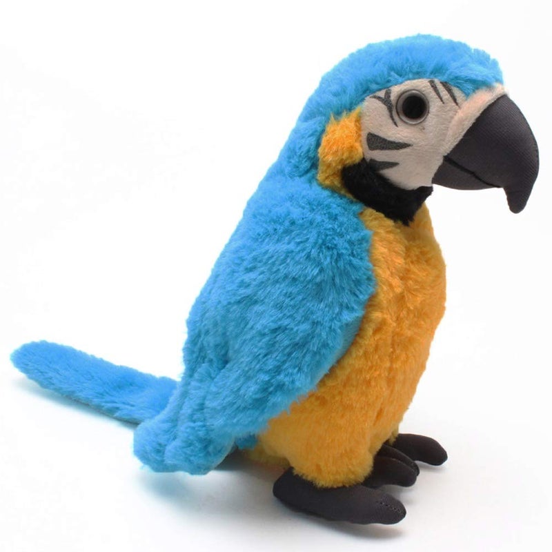 Levenkeness Macaw Parrot Plush Blue Bird Stuffed Animal Plush Toy Doll Gifts for Kids 98 - Image 3