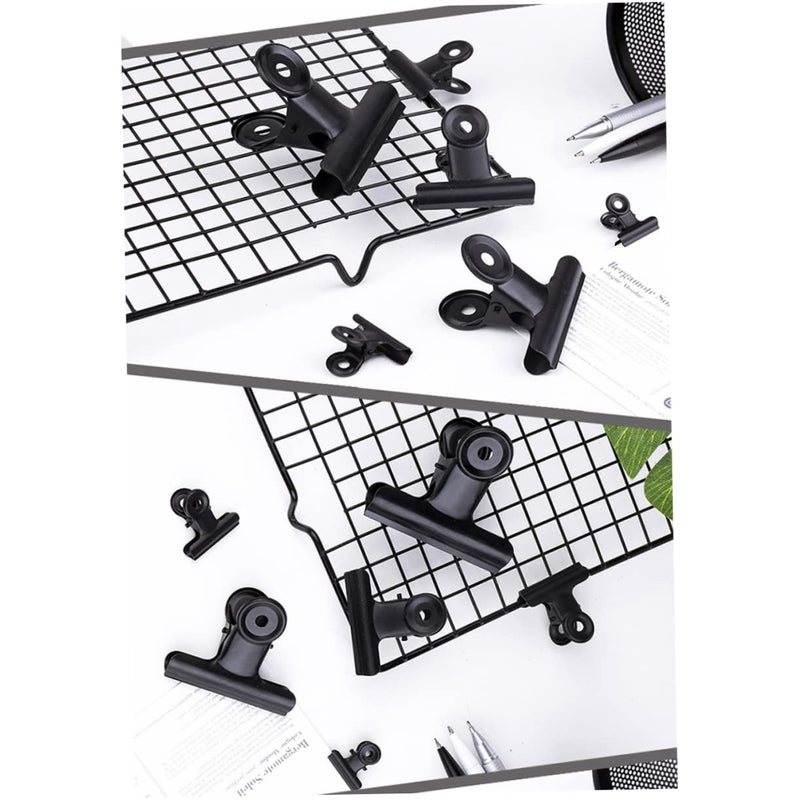 15 Pcs Black Metal Binder Clips for Organizing Office Documents Photos and Price Tags - Image 4