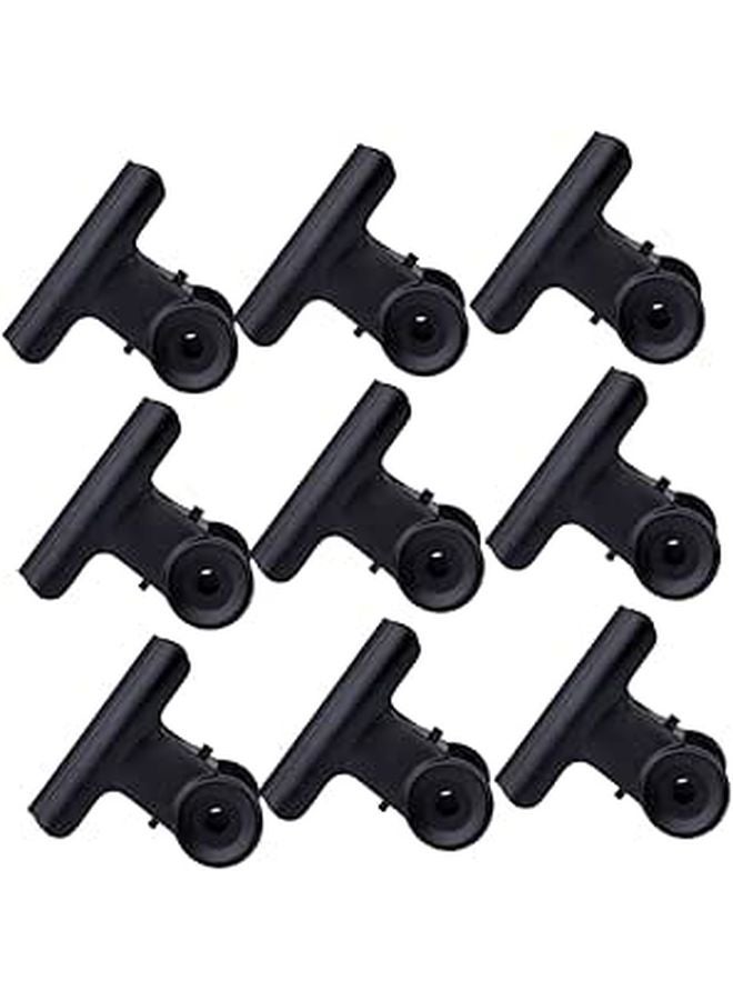15 Pcs Black Metal Binder Clips for Organizing Office Documents Photos and Price Tags - Image 1
