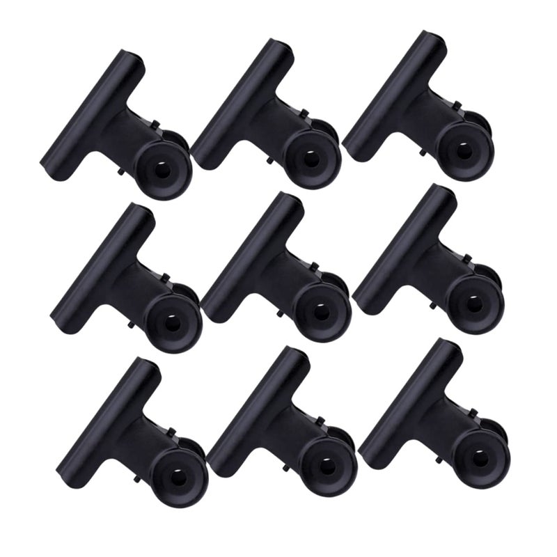 15 Pcs Black Metal Binder Clips for Organizing Office Documents Photos and Price Tags - Image 2