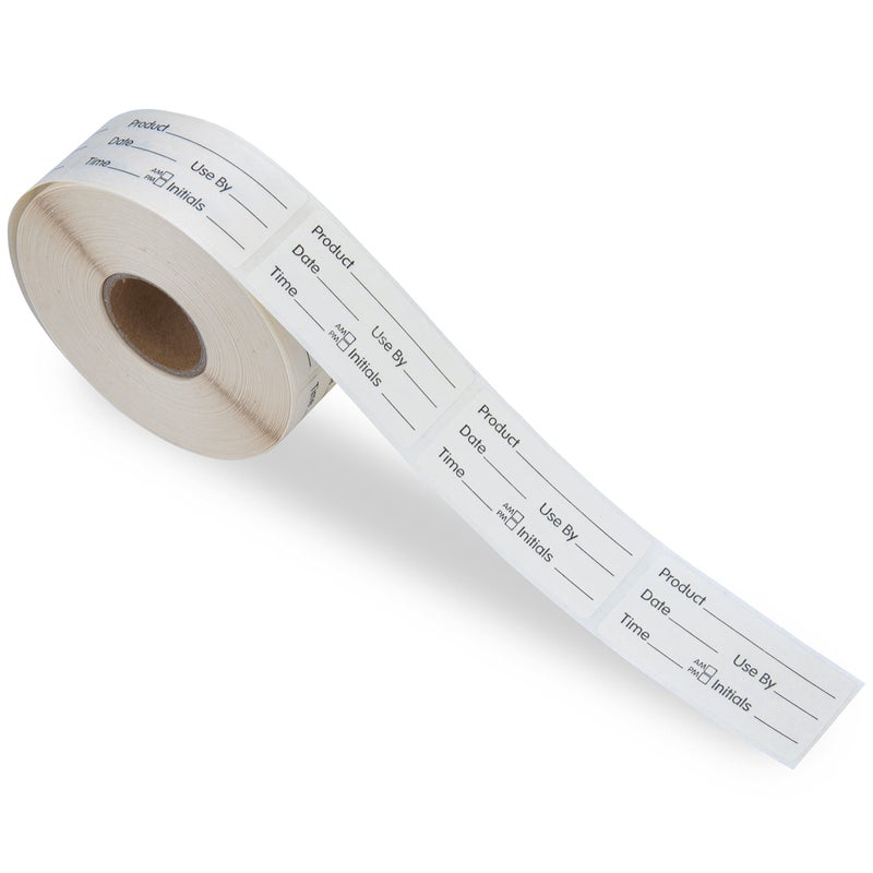 L LIKED 500 Stickers Use by 1 x 2 Inch Dissolvable Food Storage Labels for Containers - Image 4