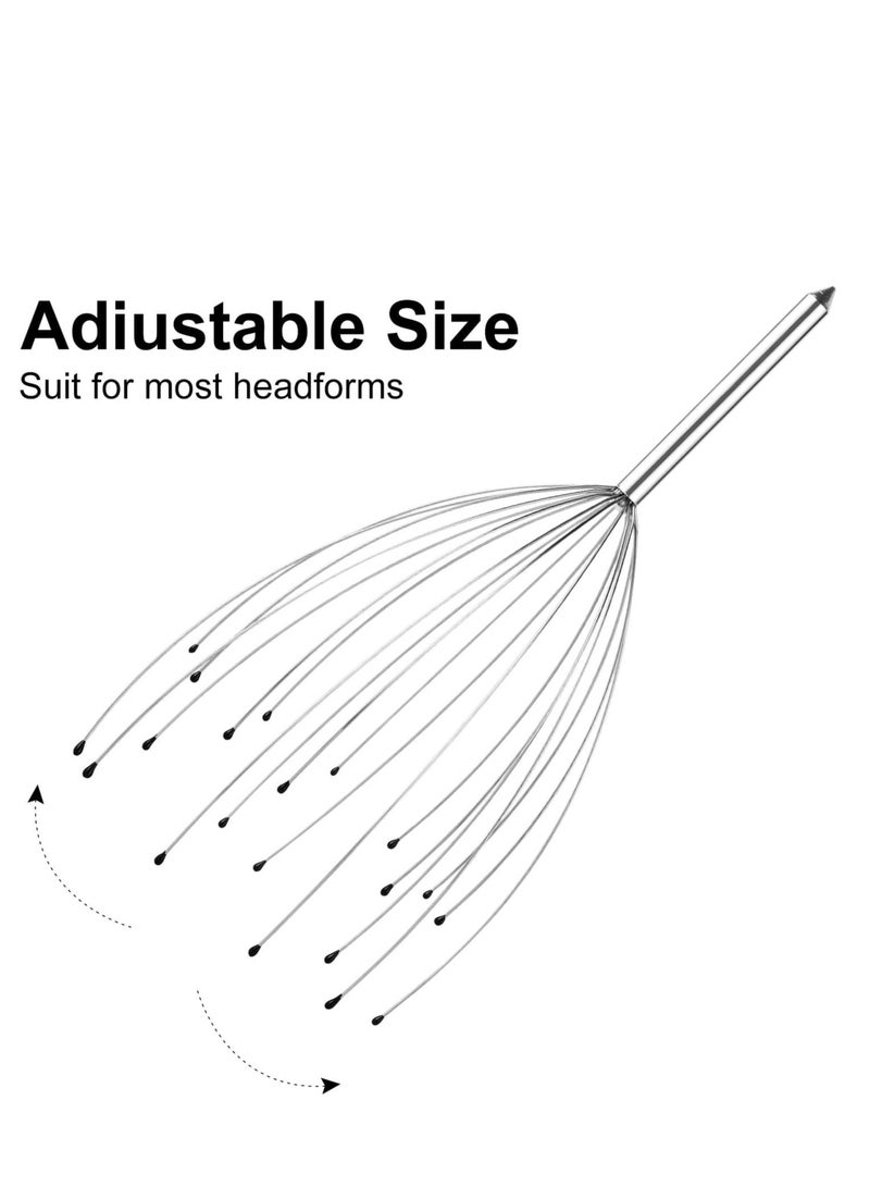 general Head Massager Scalp Massager 20 Fingers Handheld Head Massager Scalp Stress Relax for Deep Relaxing, Stress Relief and Hair Stimulation - Image 2