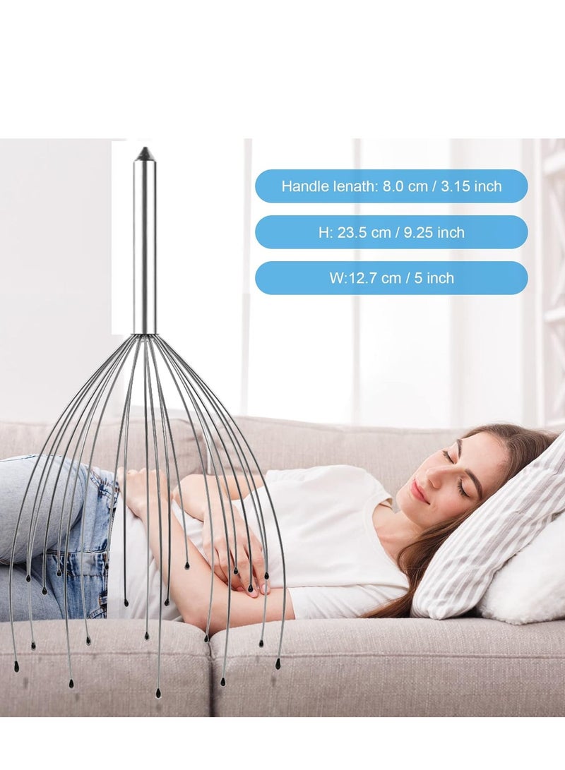 general Head Massager Scalp Massager 20 Fingers Handheld Head Massager Scalp Stress Relax for Deep Relaxing, Stress Relief and Hair Stimulation - Image 5