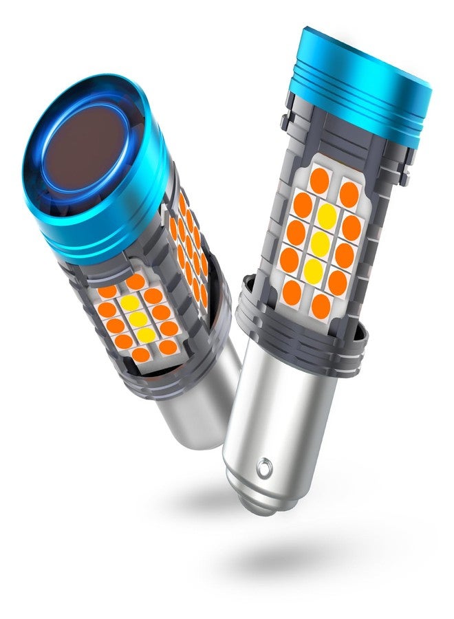 evntyps CANBUS 1157 Switchback LED Bulbs With Built in Resistor Anti Hyper flash,Dual Color 1157NA 2017 2357A LED Bulb for Amber Turn Signal Light and White DRL/Parking Light(2pcs) - Image 1