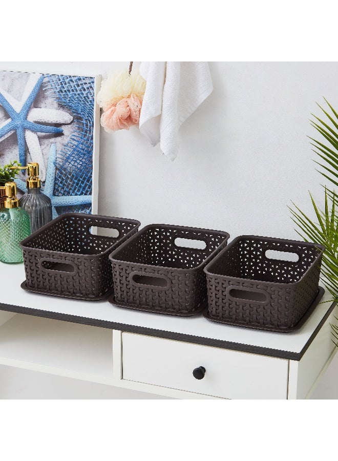 Home Box 6-Piece Storage Basket With Lid - Image 3