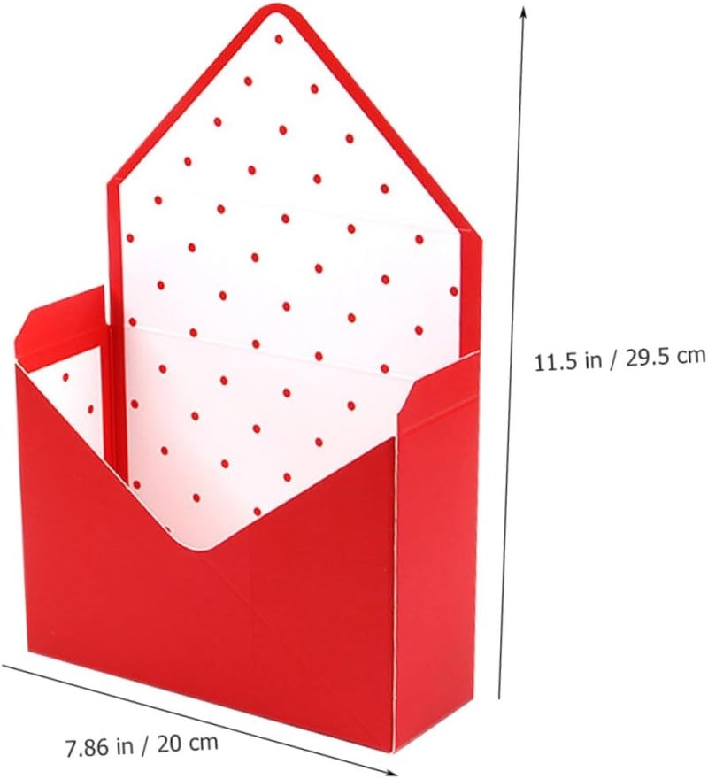 GLSTOY 10pcs Envelope Flower Boxes Paper Flower Wrapping Material for Festival Decorations and Packaging Style - Image 2