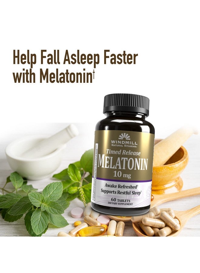 WINDMILL Windmill Melatonin Tabs, 10 mg, T/R Wmill 60  - Image 3