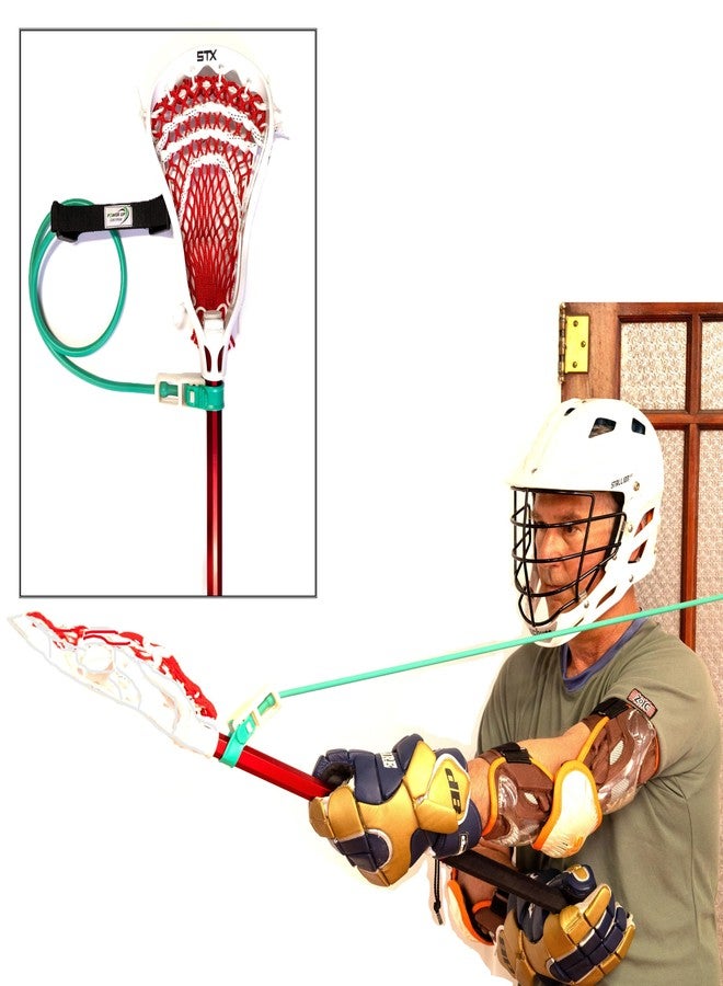 B-Lax Blast Lacrosse Resistance Band for Arm & Shoulder Strength - Increase Shot Power & Throwing Velocity - Fits All Players - Image 1