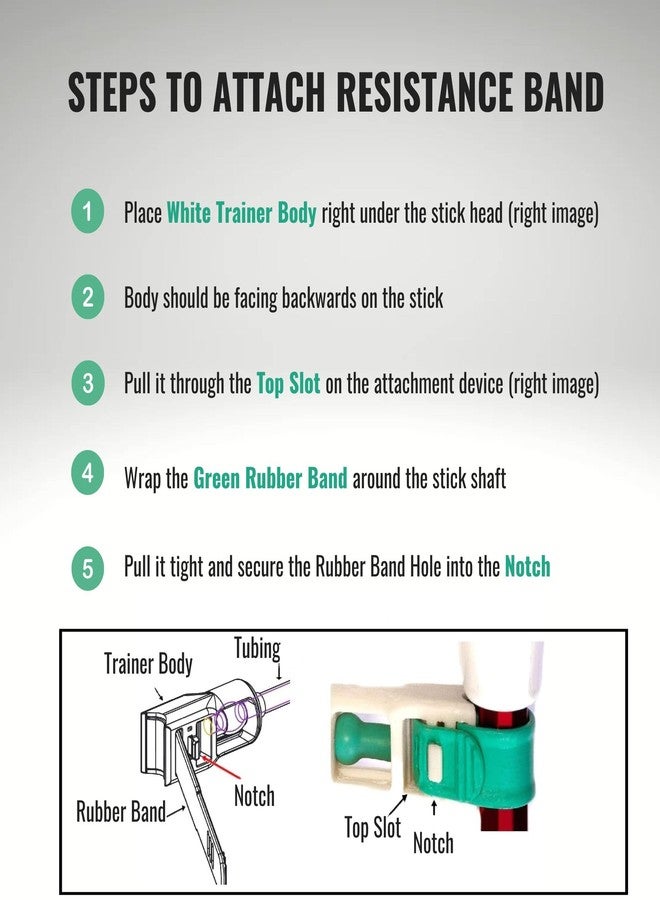 B-Lax Blast Lacrosse Resistance Band for Arm & Shoulder Strength - Increase Shot Power & Throwing Velocity - Fits All Players - Image 5