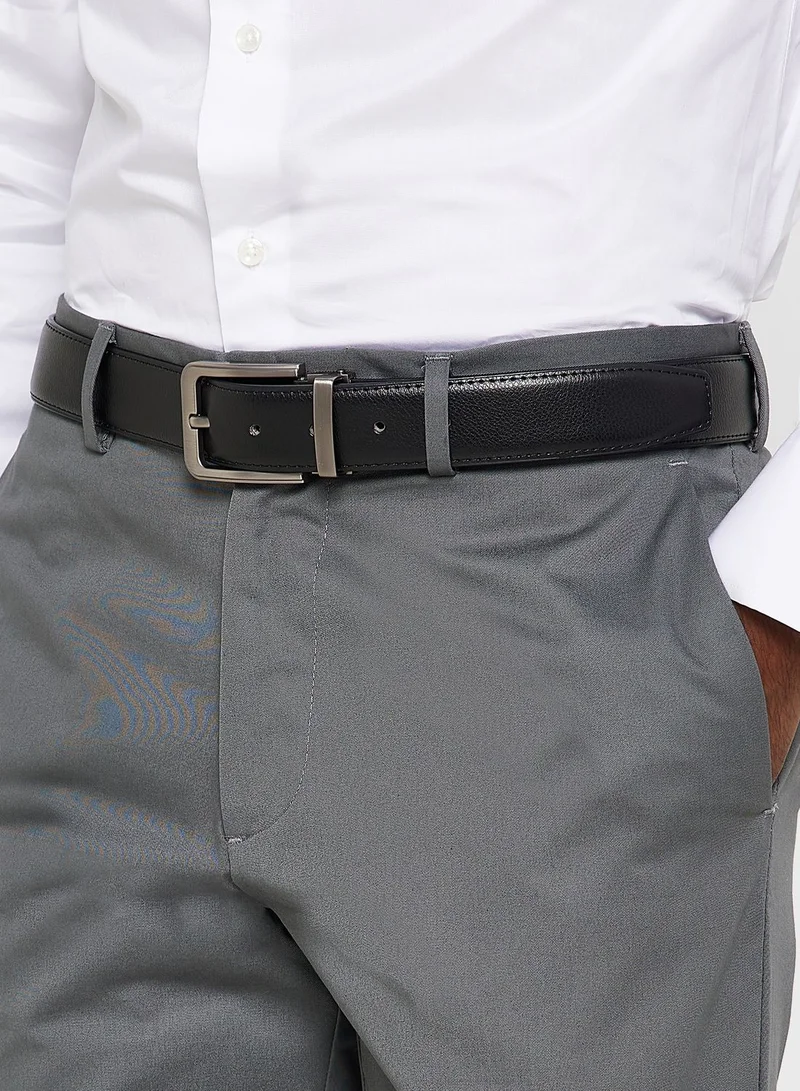 Robert Wood Faux Leather Formal Belt