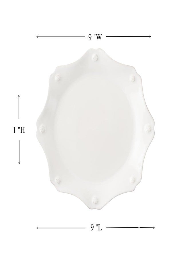 Juliska Berry & Thread Scallop Dessert Salad Plate - Whitewash - Image 2