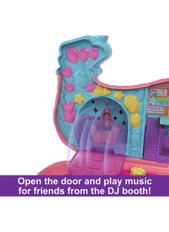 Polly Pocket 2 In 1 Travel Toy Playset, Animal Toy With 2 Dolls & Birthday Accessories, Puppy Party Large Compact  - Image 5