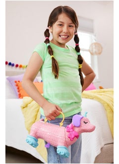 Polly Pocket 2 In 1 Travel Toy Playset, Animal Toy With 2 Dolls & Birthday Accessories, Puppy Party Large Compact  - Image 2