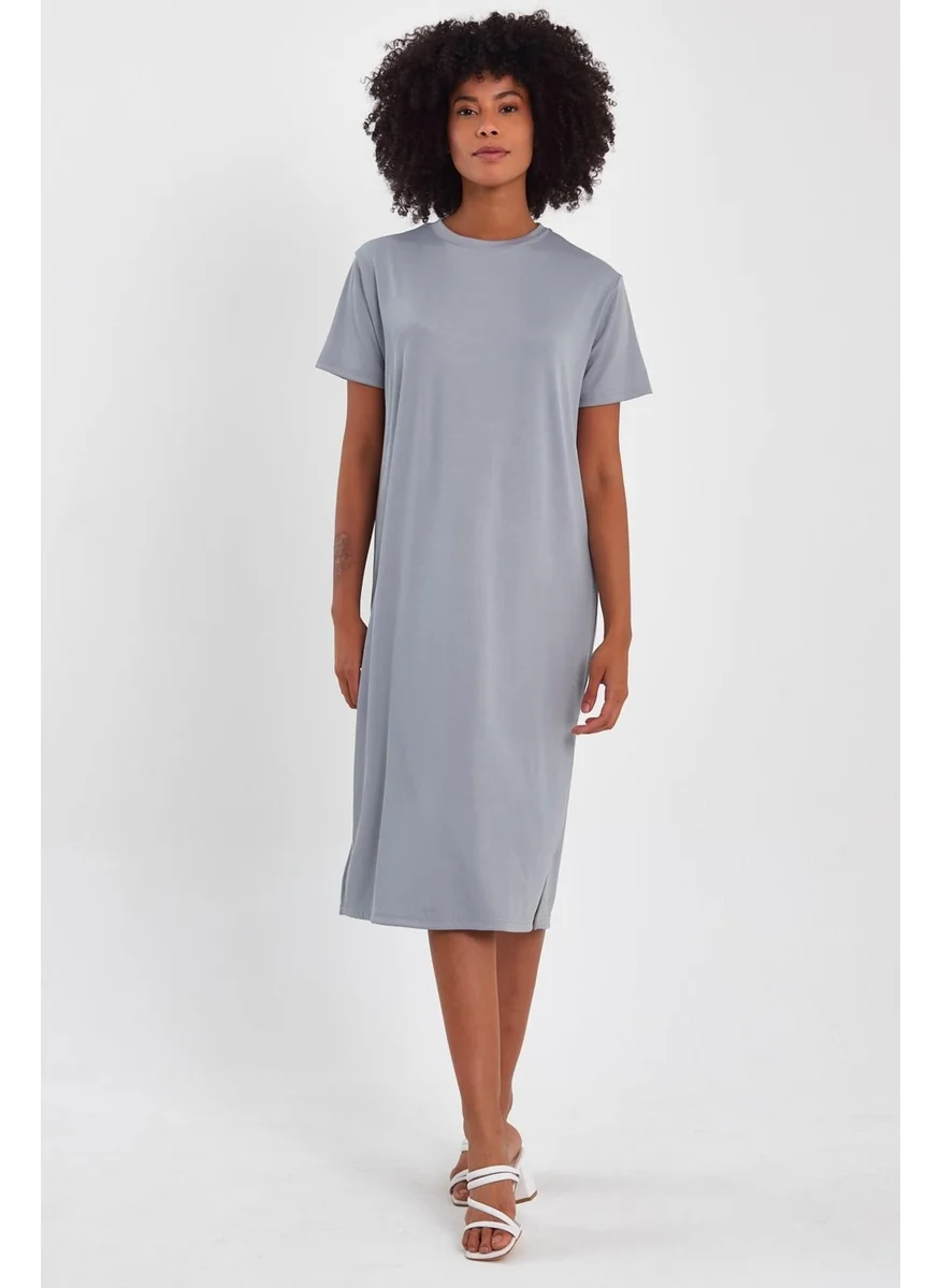 Alexander Gardi Slit Basic Dress (B23-00115)