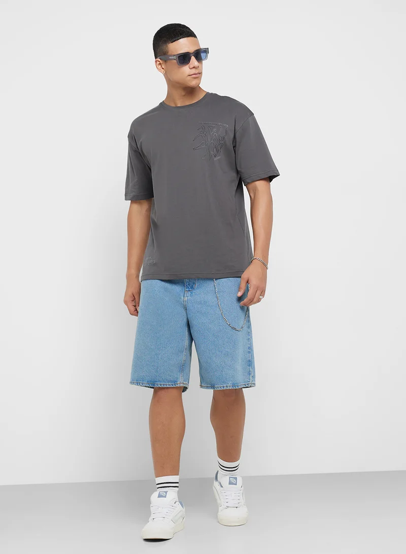 Seventy Five Oversized Graphic T-Shirt