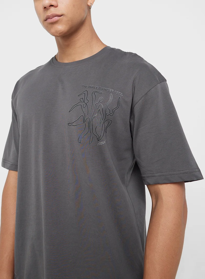 Seventy Five Oversized Graphic T-Shirt