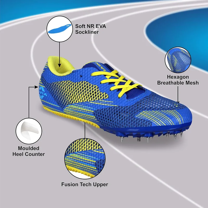 نيفيا Nivia TF-400 Running Spikes for Men - Blue
