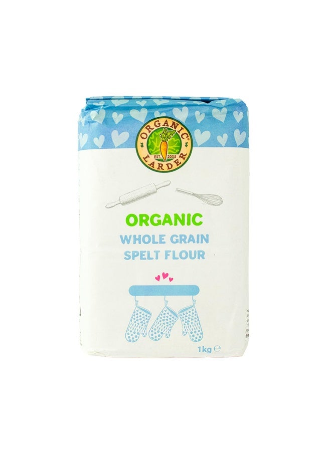 Organic Larder ORGANIC FLOUR WHOLE GRAIN SPELT (1KG) - Image 1