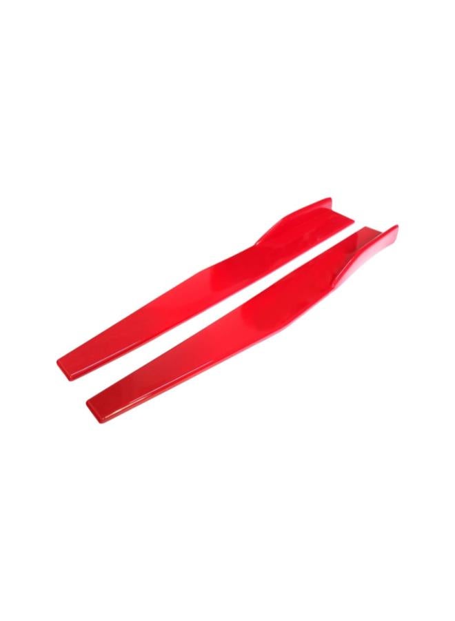 Generic 2PCs Universal Car Body Styling Side Skirt Rocker Splitters Winglet Wings Canard Diffuser - Image 5