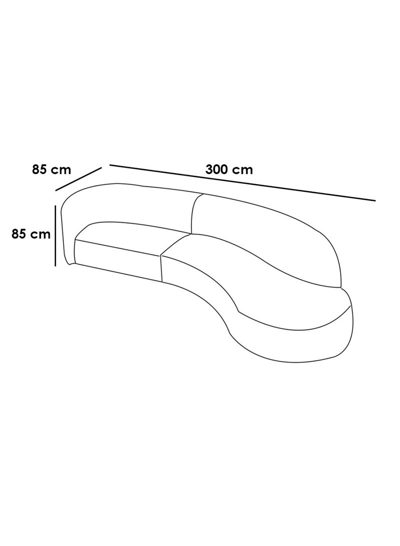 Betak Swedish Wood and Velvet 3 Seaters Sofa - Light Grey - Image 2