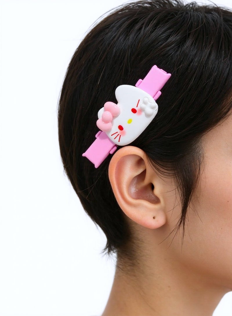 5 قطع من مشابك شعر الحيوانات اللطيفة، مشابك شعر عصرية مع دبابيس غير قابلة للانزلاق للفتيات والأطفال والمراهقين والأطفال الصغار - Image 3