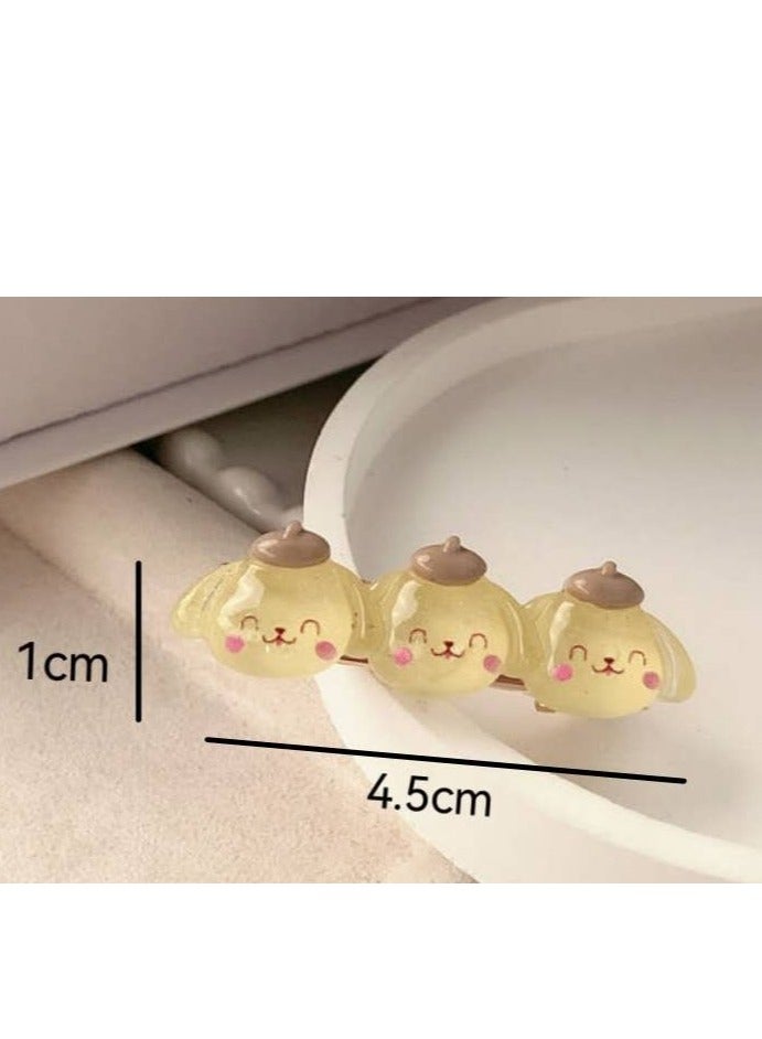 5 قطع من مشابك شعر الحيوانات اللطيفة، مشابك شعر عصرية مع دبابيس غير قابلة للانزلاق للفتيات والأطفال والمراهقين والأطفال الصغار - Image 4