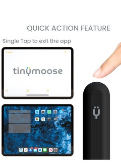 TinyMoose 2nd Generation Active Digital Stylus Pen Pencil Pro Plus with Wireless Charging For Apple iPad Pro 11/12.9, iPad Mini 6, iPad Air 3/4/5 - Made for iPad Models 2023 and Below - Black Edition  - Image 4