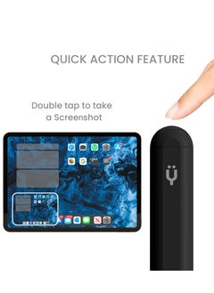 TinyMoose 2nd Generation Active Digital Stylus Pen Pencil Pro Plus with Wireless Charging For Apple iPad Pro 11/12.9, iPad Mini 6, iPad Air 3/4/5 - Made for iPad Models 2023 and Below - Black Edition  - Image 5