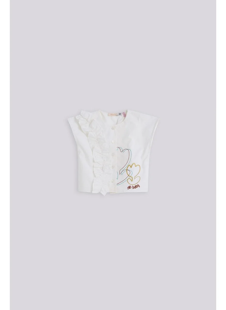 جي بي بيبي Bg Store Baby Girl White Blouse