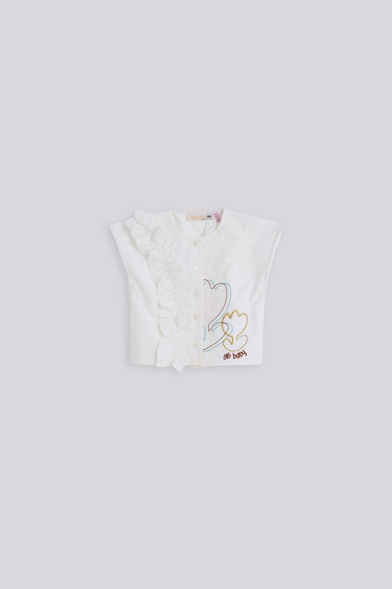 GB Baby Bg Store Baby Girl White Blouse - Image 1