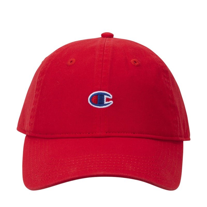 Champion Champion Unisex Adult Ameritage Dad Adjustable Cap Headband, Medium Red, One Size US  - Image 1