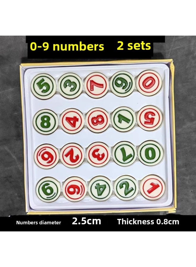 International Number Chess Junior Puzzle Competition For Primary School Students Digital Chess School-based Teaching Chess Mathematics Subject Number Chess-Color:International Number Chess [1 Box] Without Disc - Image 2