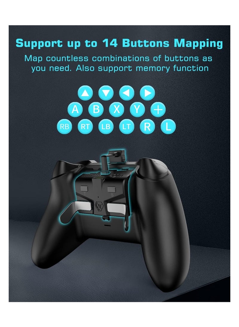 SYOSI - Controller Paddles for Xbox Series S / X Controller, Paddles with Memory Function 2 Metal Back Buttons 3.5mm Audio Jack for  Xbox Series S / X Controller (Not for Xbox One Controller) - Image 1