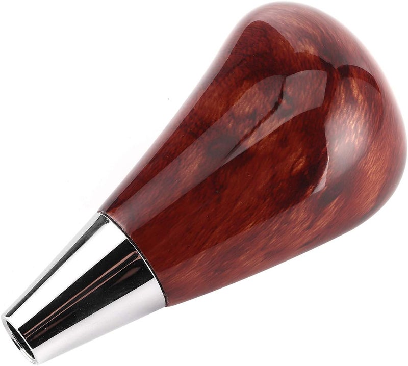 Gear Shift Knob for ES240/250/300/350 2005-2014, Car Gear Shifter Head, Mahogany Shift Knob with Ergonomic Design, Direct Fit Replacement Gear Lever for Crown Alphard Vellf (All mahogany) - Image 1