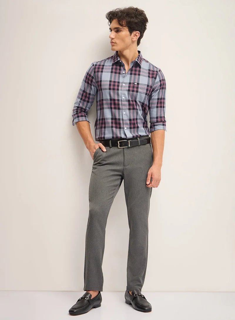 THE BEAR HOUSE  Cotton Blend Shirt for Men | Slim Fit, Long Sleeve, Casual & Formal Wear | Soft, Breathable Fabric for Office, Everyday, & All-Season Use in Classic & Trendy for Men | Best Price UAE