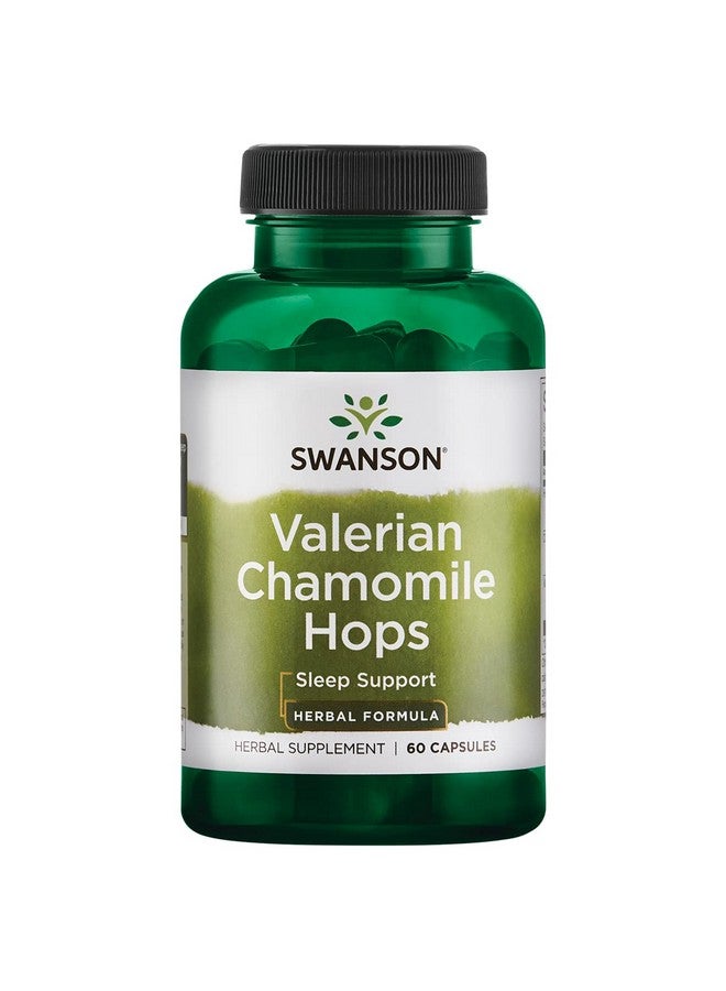 SWANSON مجموعة نوم سوانسون من فاليريان والبابونج والهوبيس 60 كبسولة - Image 2
