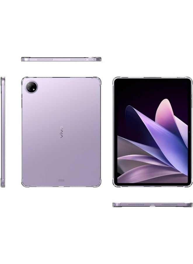 Case for Vivo Pad 2 12.1"(2023) Tablet Case Shockproof Silicone Flexible Clear Transparent Back Cover (vivo Pad 2 12.1" 2023) - Image 4