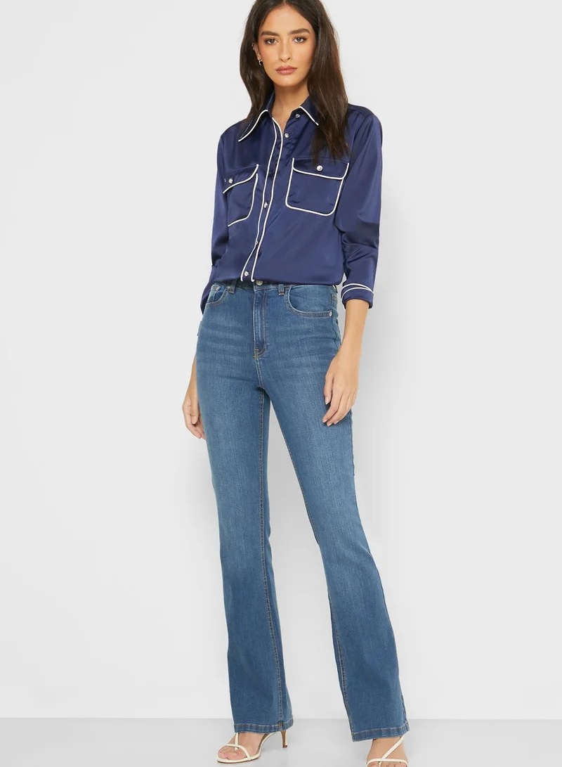 Jovonna London Classico Seam Detail Shirt