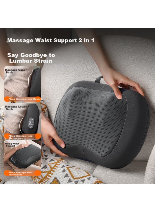 Konka Waist Massager, Shoulder And Neck Massager, Automatic Kneading And Heating Massage Back Support, Relieves Lower Back Strain, Birthday Gift For Mothers, Holiday Gift For Women, Present For Elderly - Image 2