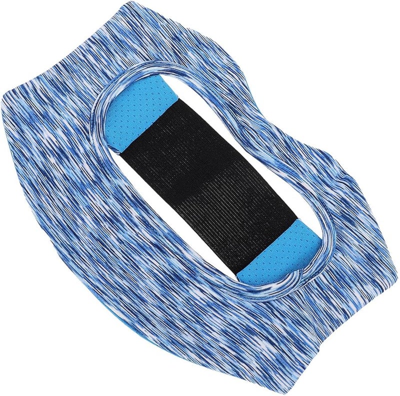 VR Headset Face Cover Blue Mesh Sweat Absorbent Quick Dry Gaming Accessory - Image 1